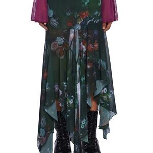 Delias witchy fairy green maxi Skirt